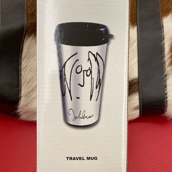JOHN LENNON COFFEE ~ TRAVEL MUG ~ NEW ~ 4 Left - Picture 3 of 4
